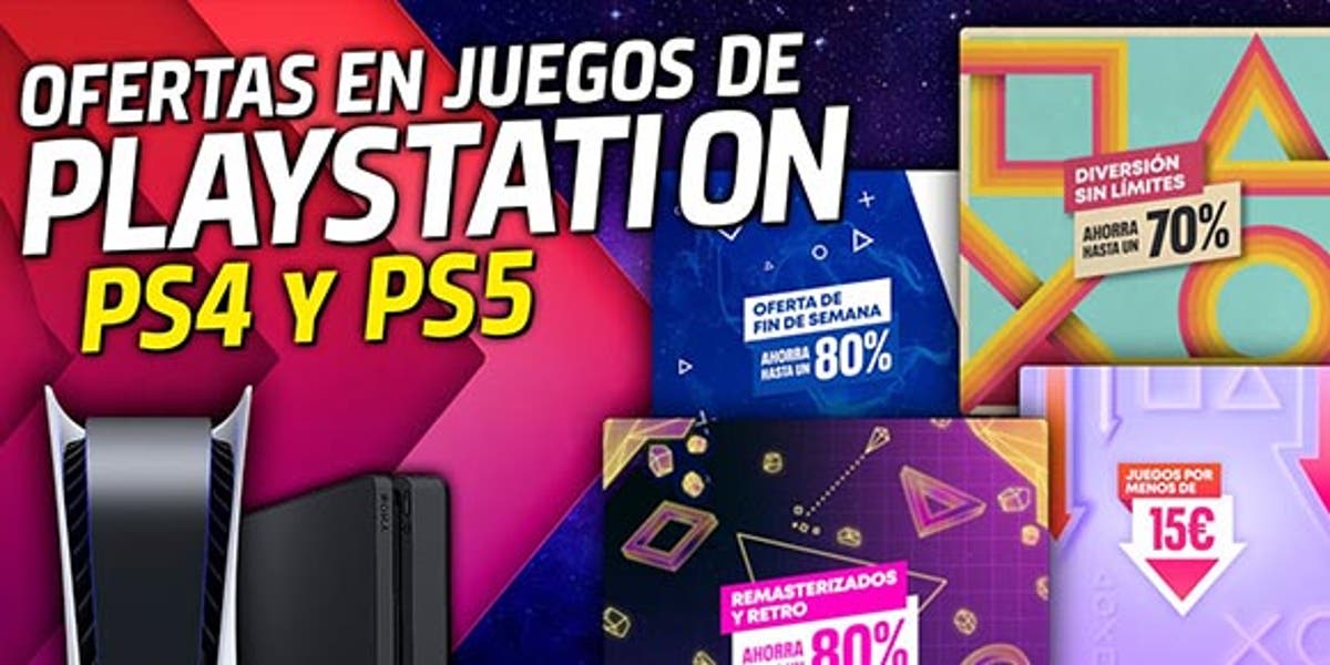 Ofertas PS Store: Más de 1200 juegos para PS4 y PS5 por menos de